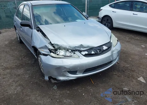 2005 Honda Civic Vp из США, поврежденный, VIN 1HGES16335L000945
